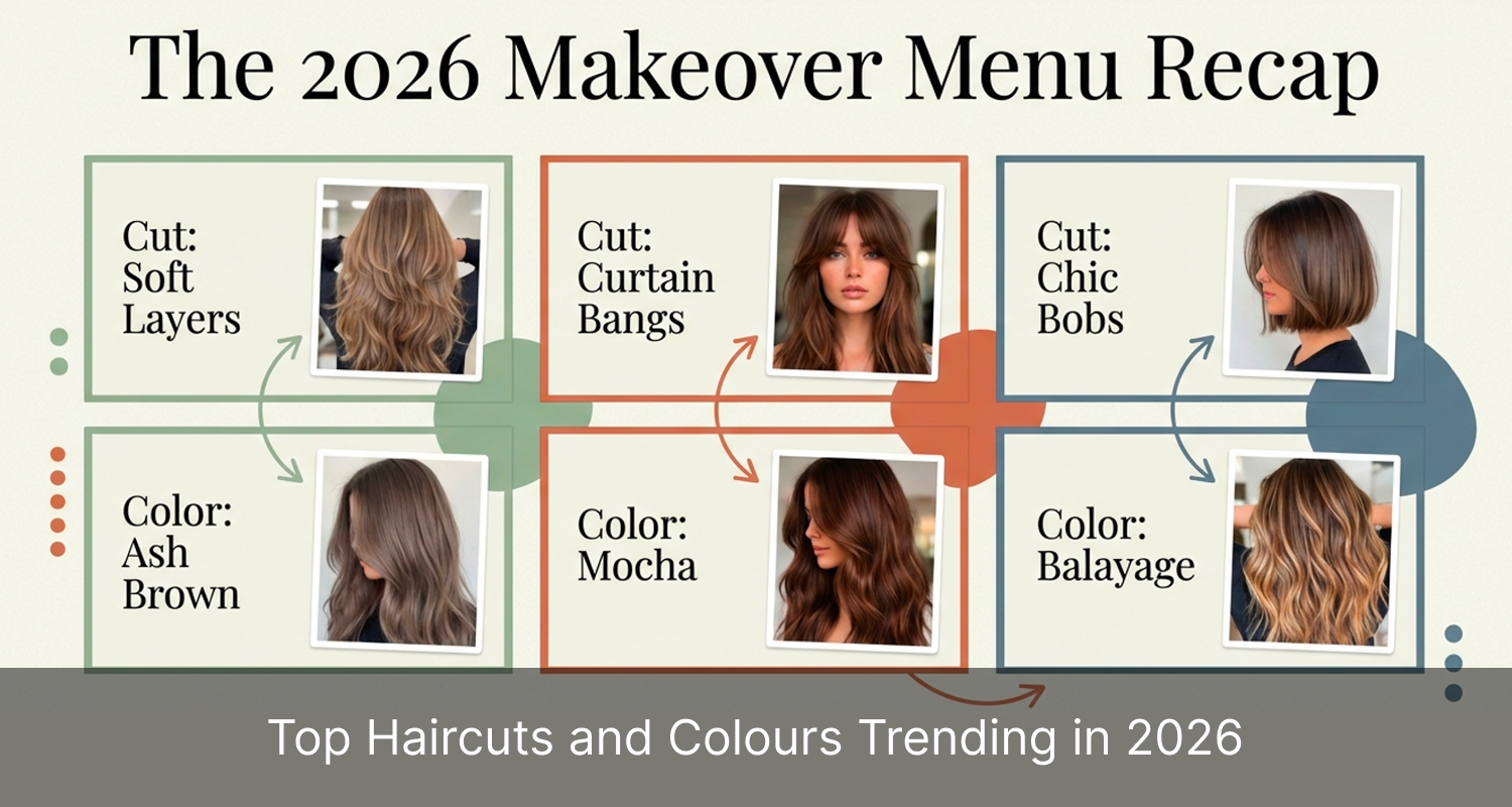 Top Haircuts and Colours Trending in 2026