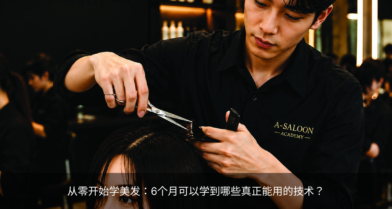 从零开始学美发:6个月在美发学院能学到什么?